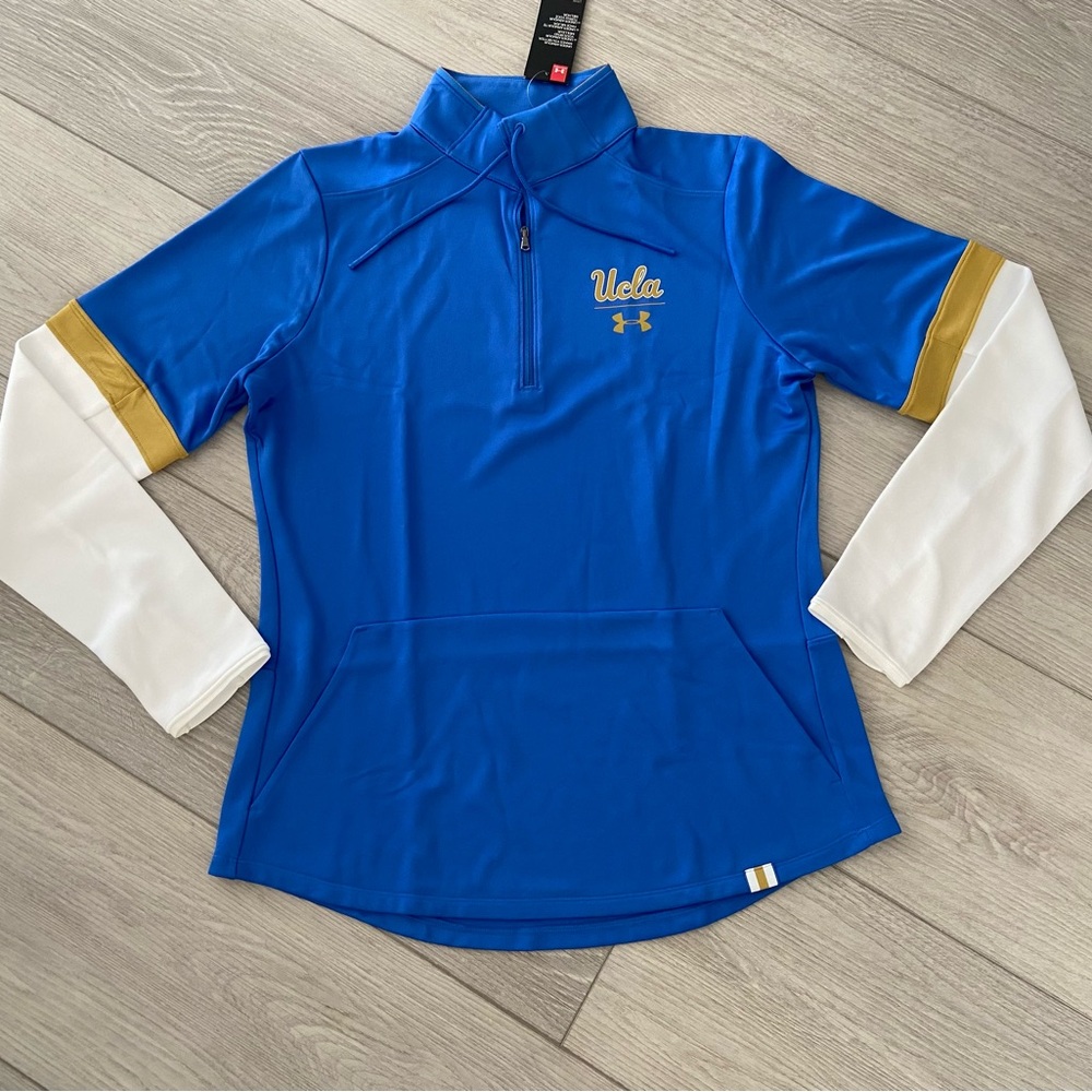 Women’s UCLA Blue Quarter-Zip Pullover